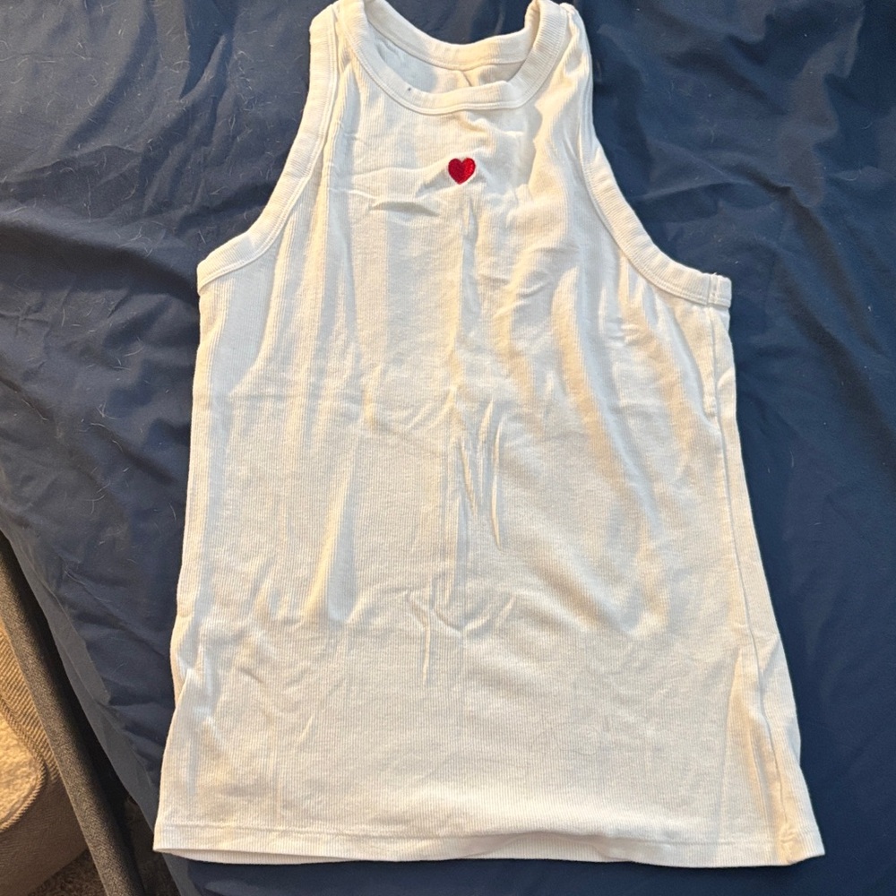 A New Day Ribbed White Top